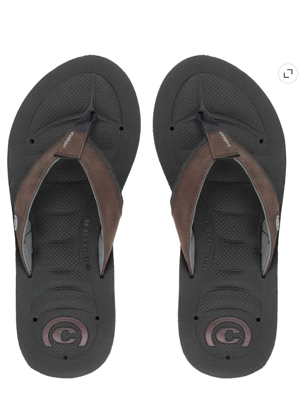 Cobian Draino 2 Men’s Sandals Quick-Dry Flip Flops brown black size 11 new